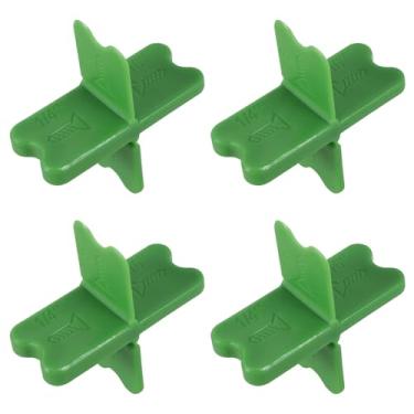 Imagem de Espaçador de convés, ferramenta espaçadora de deck de plástico reutilizável com 4 espessuras 1/40.6 cm 1/20.3 cm 3/40.6 cm 1/10.2 cm para pisos compostos de madeira PVC Decking (4 peças)