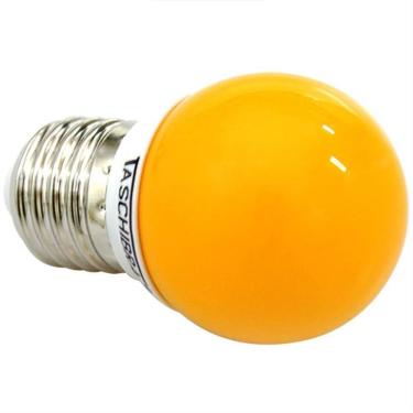 Imagem de Lâmpada Led Bolinha 1W 220V Amarela - 11080079 - TASCHIBRA