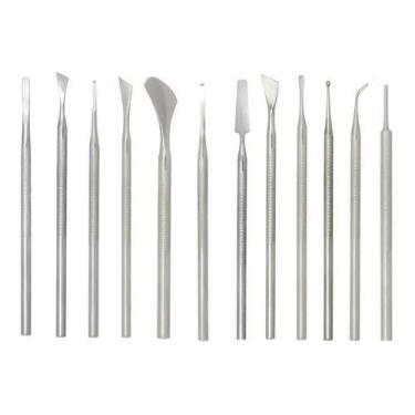 Imagem de Kit Podologia Profissional 12 Bisturis Podólogo Pedicure - SANTA CLARA