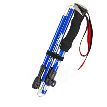 Imagem de Bastão de Caminhada Dobrável Leve 5 Dobras para Trekking e Camping