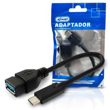 Imagem de Cabo Adaptador Otg Usb C Type C Para Iphone 15 16 Pendrive - Knup