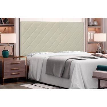 Imagem de Cabeceira Dubai Para Cama Box King 195 cm material sintético S04 - D'R