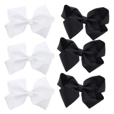 Imagem de Conjunto de clipes de cabelo Motique Accessories Grosgrain Bow 6 unida