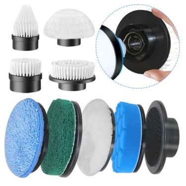 Imagem de Conjunto de cabeças de escova substituíveis para lavador giratório elé