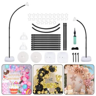 Imagem de Kit Balloon Arch Stand AerWo atualizado de 2,5 m+1,8 m de meio arco