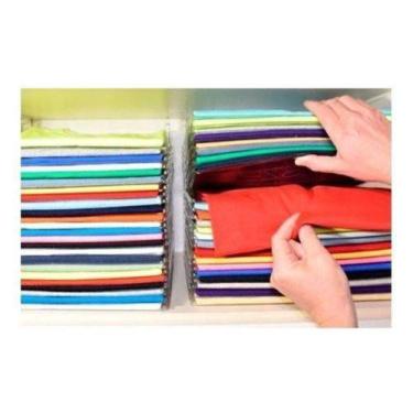 Imagem de Kit 20 Separador De Camisas Organizador Camisetas Bandeja - Clink