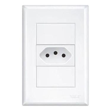 Imagem de Conjunto 1 Tomada 20a 4x2 Evidence Fame Completa