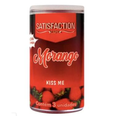 Imagem de Bolinhas Morango Kiss Me Gel de Massagem e Lubrificante Íntimo Produto
