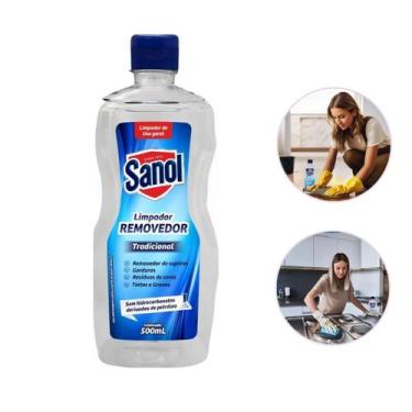 Imagem de Sanol Removedor 500ml Limpador Multiuso Contra Odores, Manchas, Urina,