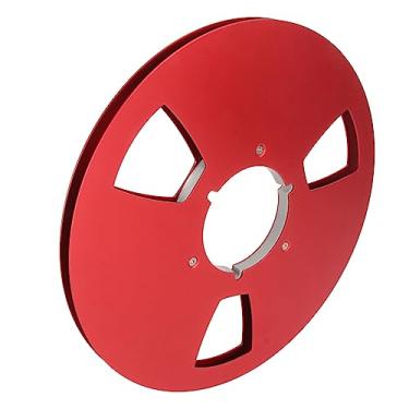 Imagem de HEEPDD 10,5 Polegadas 1/4 Open Reel Audio Chapup Spool, Rolo de Fita Vazia de Alumínio de 3 Orifícios para o Equipamento de Estúdio de Estúdio de Gravação de Som Profissional Nan de Restauração de
