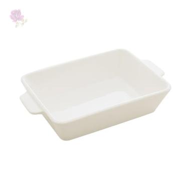 Imagem de Refratário com alça de porcelana lyor branco