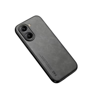 Imagem de Capinha Protetora Couro Luxo Estilo Camurça Para Xiaomi Poco X7 Pro