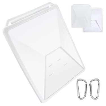 Imagem de Mini capa protetora Starlink – Protetor de silicone à prova d'água resistente a arranhões para Starlink Mini Dish & RV Use (branca)