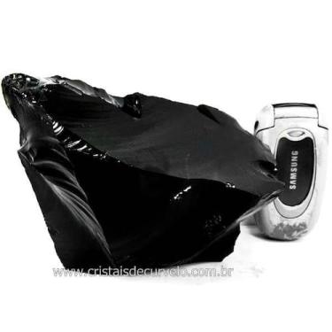 Imagem de 5 kg de Blocos Brutos de Obsidiana Negra - Garimpo REFF OB2957 - Crist