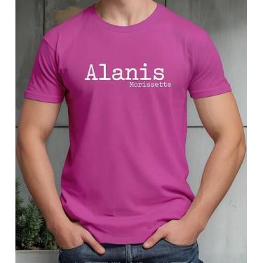 Imagem de Camiseta Camisa Adulto Feminina Masculina Algodão Alanis Morisset te C