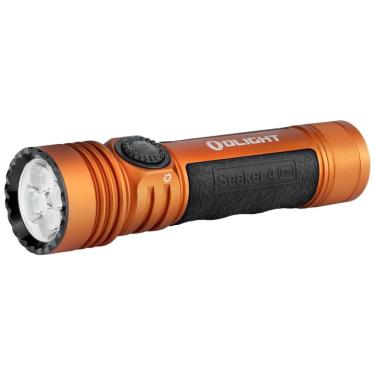 Imagem de Lanterna Recarregável OLIGHT Seeker 4 Pro, 4600 Lumens - Potente e Brilhante, com Capa USB-C, à Prova d`Água IPX8 - para Emergências
