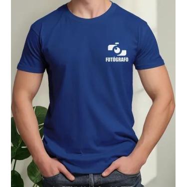 Imagem de Camiseta Camisa Feminina Masculina Algodão Uniforme Profissional Traba