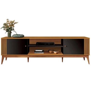 Imagem de Rack Legacy 160cm para TV até 60 Polegadas EDN Cor Cedro Naturale Preto