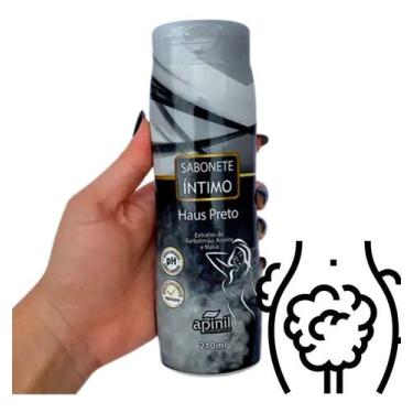Imagem de Sabonete Íntimo Haus Preto Sensação De Frescor - Apinil Cosméticos