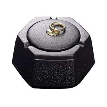 Imagem de Cinzeiro de ervas daninhas cinzeiro grande chinês retro para casa e sala de estar com tampa, decoração de escritório, organização do cinzeiro cinzeiros para cigarros