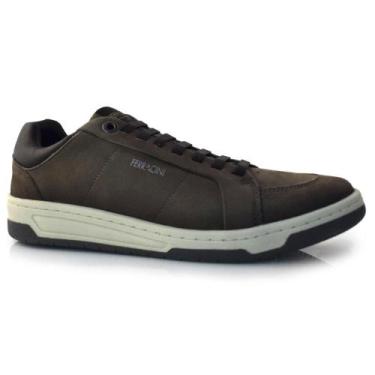 Imagem de Sapatênis Masculino de Couro Ferracini Vox 8050, Preto, 40