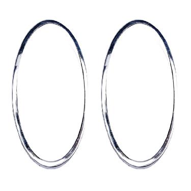 Imagem de Par Aro Cromado Lanterna Traseira Fusca 1200/1300