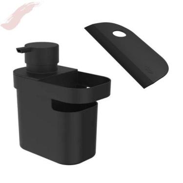 Imagem de Conjunto de Dispenser De Detergente Organizador e Rodinho de Pia - Ou 