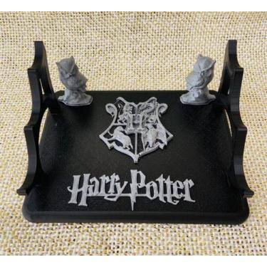 Imagem de Suporte Expositor Para 3 Varinhas Mágicas Impressão 3D - Genérica, Det