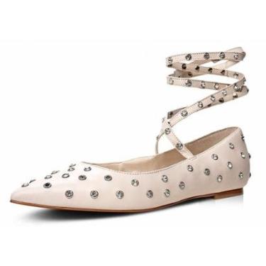 Imagem de Sapatilha Lace Up Carrano Tachas 735006-Feminino