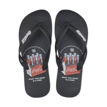 Imagem de Chinelo Coca-Cola Shoes Courtland 2 Masculino Adulto Ref. CC4690-Masculino