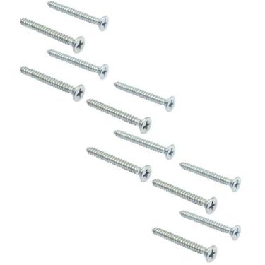 Imagem de 12 parafuso INOX neck plate guitarra juncao 4,2 X 38mm MXP