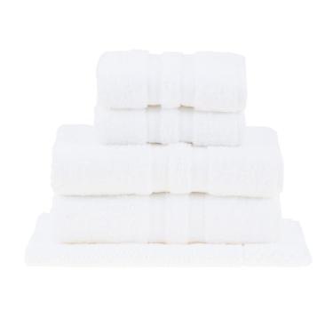 Imagem de Jogo de Toalhas Buddemeyer Algodão Egípcio Gigante Branco 5 peças