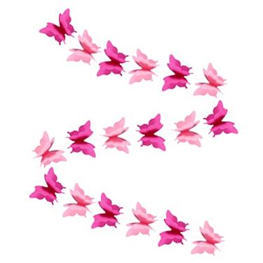 Imagem de Faixa de guirlanda de papel rosa para festas de aniversário de casamento e decorações de chuveiro festivas para adultos