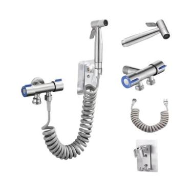 Imagem de Válvula De Canto Com Dupla Saída, Acessórios Para Bidê De Spray Manual