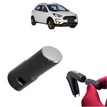 Imagem de Botão Aciona E Trava Puxador Alavanca Freio De Mão Compatível Com Ka Tecno Gl Fly (BLACK)