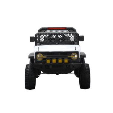 Imagem de Jipe Elétrico Infantil Bang Toys N6 Com Controle Remoto 12V, Branco, U