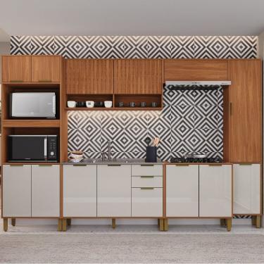 Imagem de Cozinha Completa 6 Peças 217cm X 310cm Florença Freijó-off White