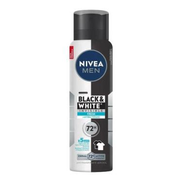 Imagem de Kit c/ 2 Antitranspirante aerossol Nivea Fresh Black &