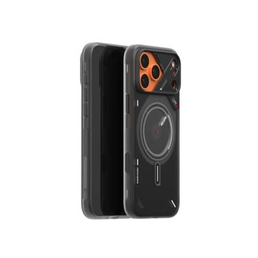 Imagem de Aulumu Capa térmica magnética A17 para iPhone 17 Pro | CoolHyper | com controle de câmera | Tecnologia IMD | Compatível com Magsafe | Cinza translúcido ao toque