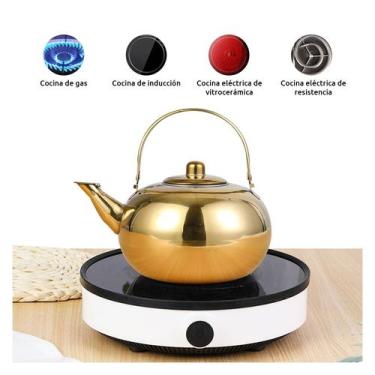 Imagem de Infusor de chá de chá de aço inoxidável 1,5 L com filtro de água - Lig