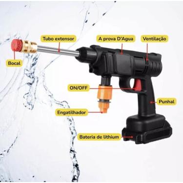 Imagem de Lavadora Jato De Alta Pressão Sem Fio Portátil Recarregável - Mini VAP