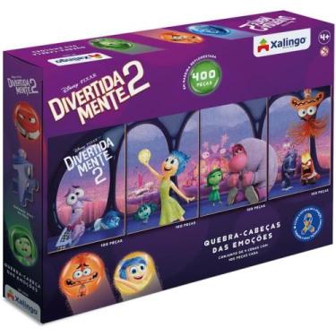 Imagem de QUEBRA-CABECA Madeira Divertidamente 4X100P=400P - Xalingo