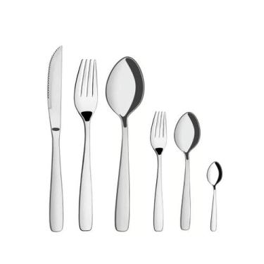 Imagem de Faqueiro Amazonas Tramontina em Aço Inox 36 Peças com Facas de Churras