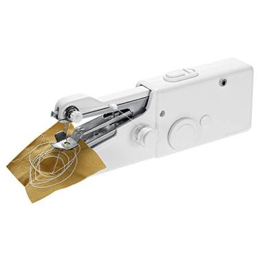 Imagem de Máquina de costura elétrica portátil portátil com bateria aberta, ferramenta de costura rápida sem fio para tecido, pano, brinquedo, artesa