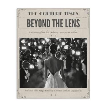 Imagem de Stupell Industries Arte de parede em tela da revista The Couture Times, design de A Barefoot Stylist, 20 x 16