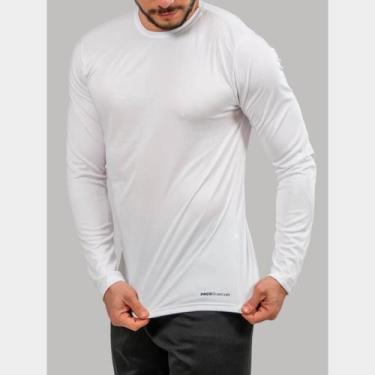 Imagem de Blusa Térmica Masculina Proteção UV 50+ Camisa Manga Longa Malha Fria 