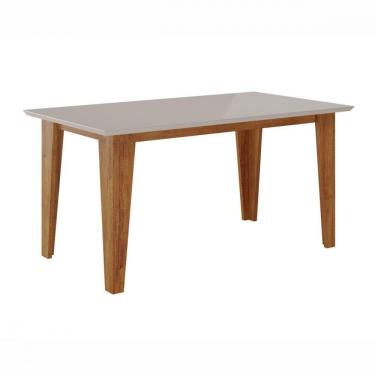Imagem de Mesa De Jantar Requinte 160x90cm Mel Blonde Off White Viero Mel/off White