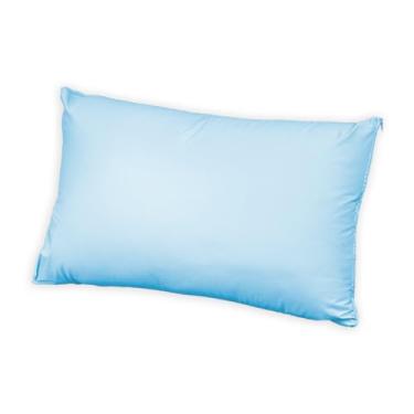 Imagem de Capa Protetora de Travesseiro Impermeável, PVC Acetinado,com Zíper, Anti-ácaros, Antifúngica (Azul Bebê)