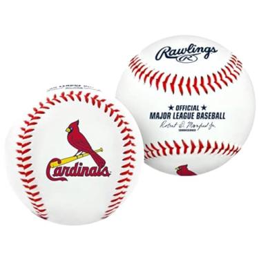 Imagem de Bola de Beisebol Rawlings MLB St Louis Cardinals, oficial, branco