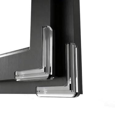 Imagem de Protetores de canto de PVC transparente, para-choques protetores em forma de L para mesas, janelas transparentes, portas cantos de borracha para cantos afiados protetores anticolisão transparentes (8